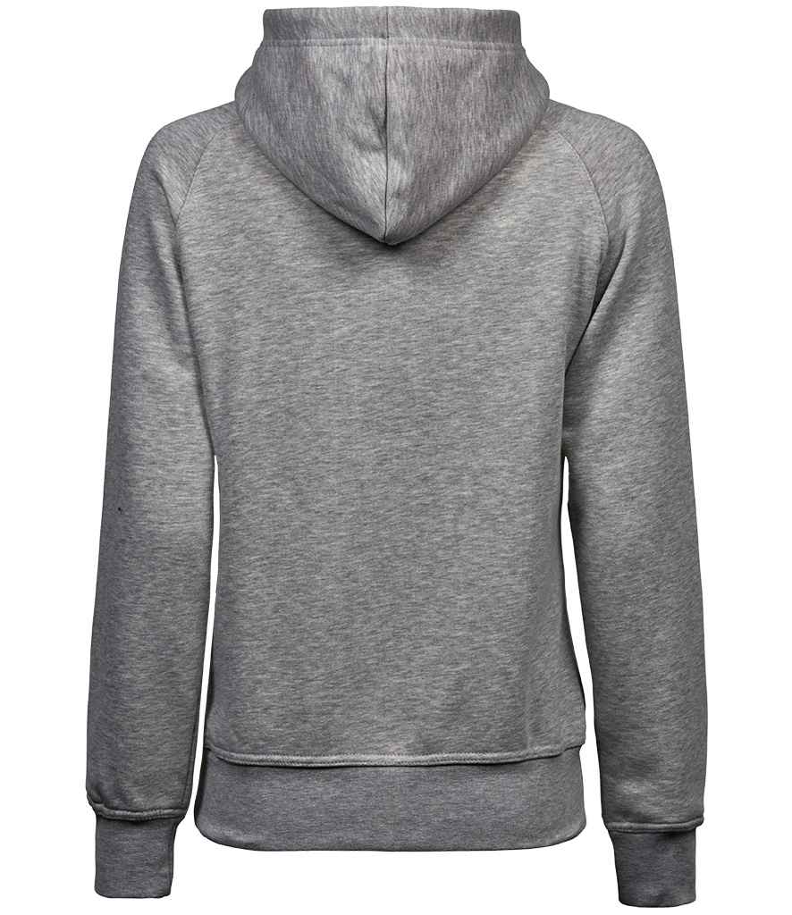 Tee Jays Ladies Raglan Hooded Sweatshirt | Heather Grey