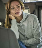 Tee Jays Ladies Raglan Hooded Sweatshirt | Heather Grey