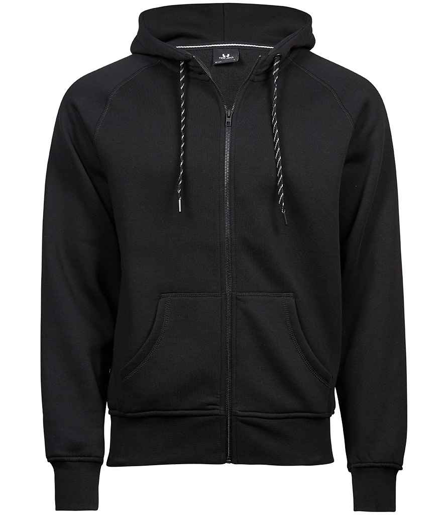 Tee Jays Fashion Zip Hooded Sweatshirt | Black
