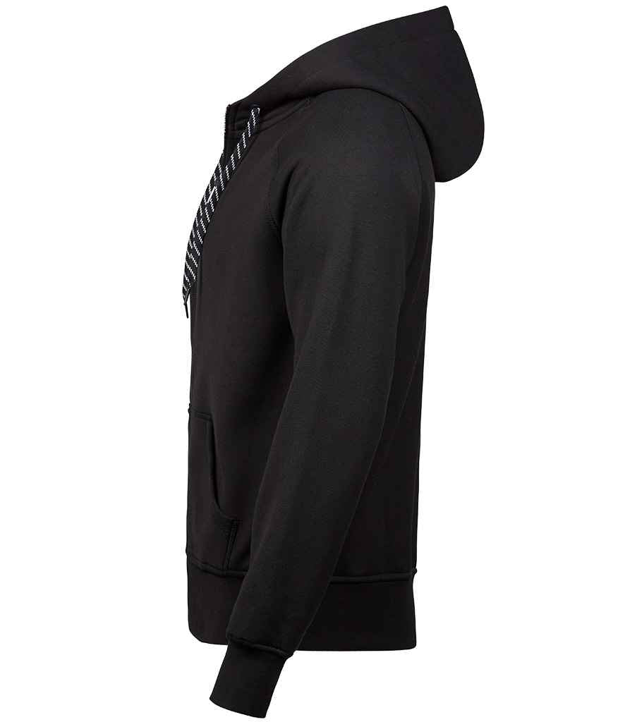 Tee Jays Fashion Zip Hooded Sweatshirt | Black