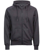 Tee Jays Fashion Zip Hooded Sweatshirt | Dark Grey