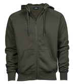 Tee Jays Fashion Zip Hooded Sweatshirt | Deep Green
