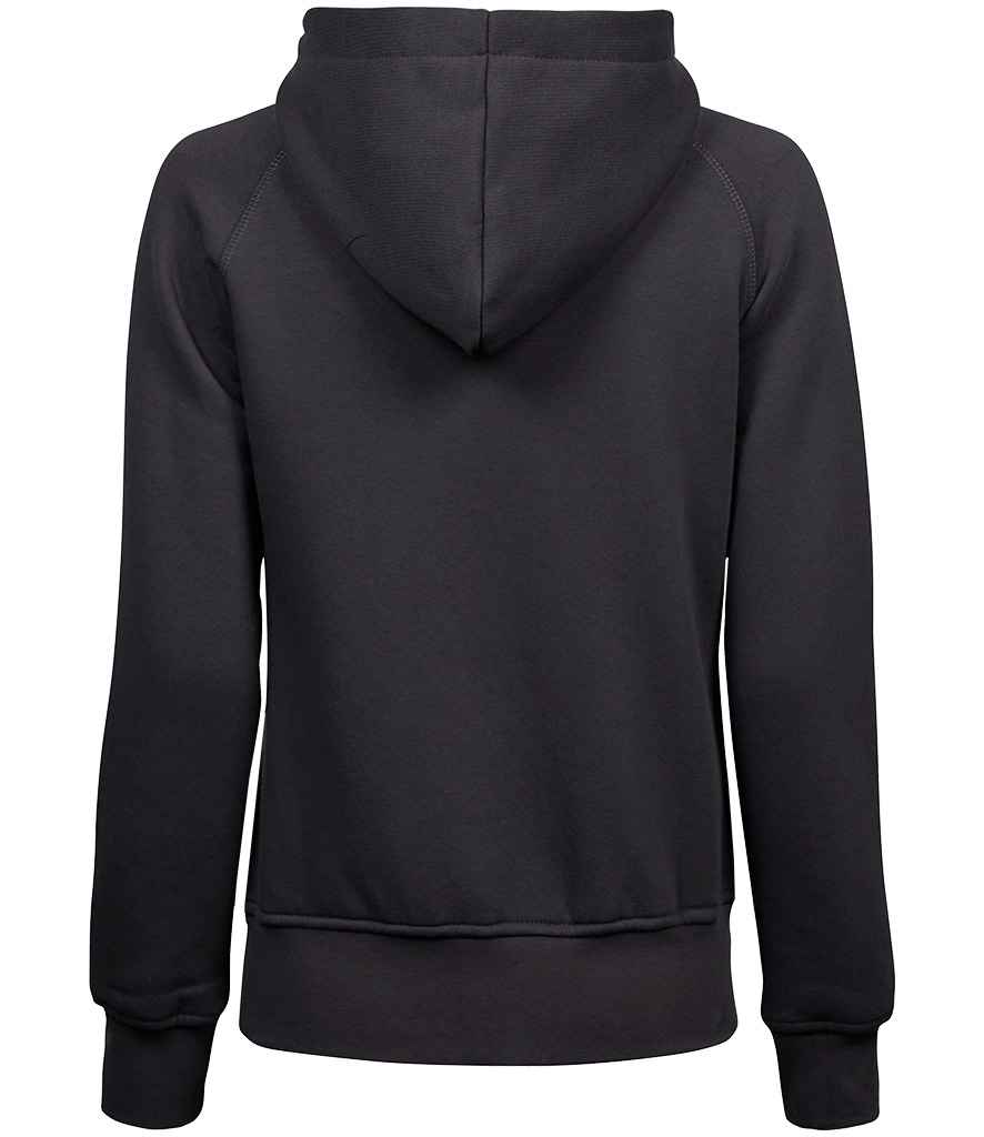 Tee Jays Ladies Fashion Zip Hooded Sweatshirt | Dark Grey