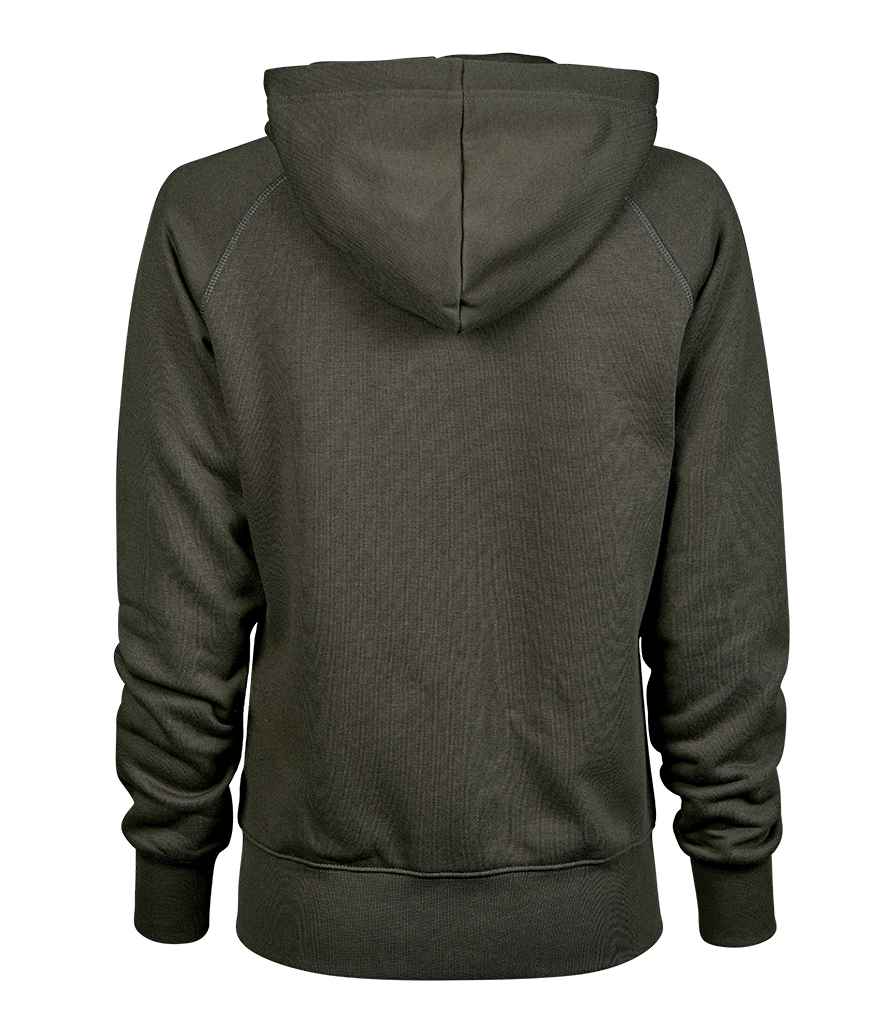 Tee Jays Ladies Fashion Zip Hooded Sweatshirt | Deep Green
