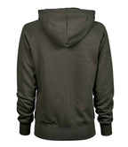 Tee Jays Ladies Fashion Zip Hooded Sweatshirt | Deep Green