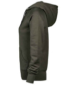Tee Jays Ladies Fashion Zip Hooded Sweatshirt | Deep Green