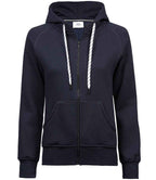 Tee Jays Ladies Fashion Zip Hooded Sweatshirt | Navy