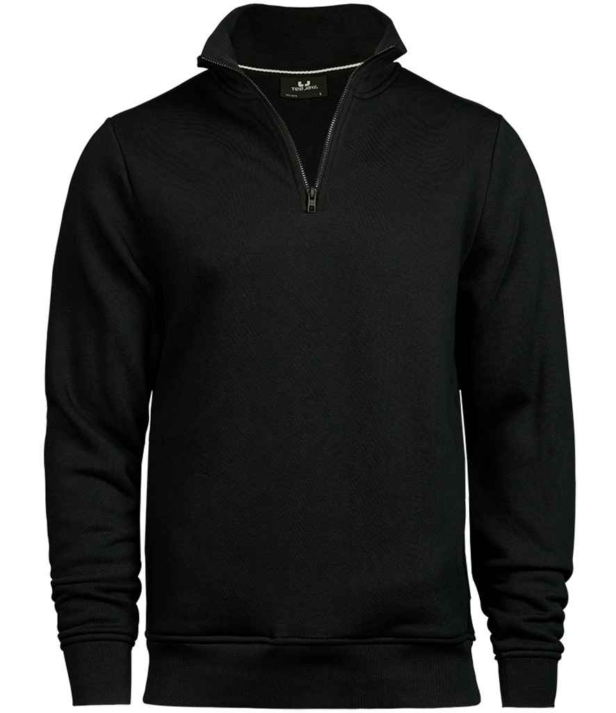 Tee Jays Half Zip Sweatshirt | Black