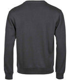 Tee Jays Ribbed Interlock Crew Neck Sweatshirt | Dark Grey