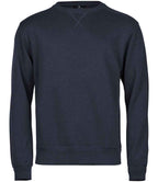 Tee Jays Ribbed Interlock Crew Neck Sweatshirt | Navy