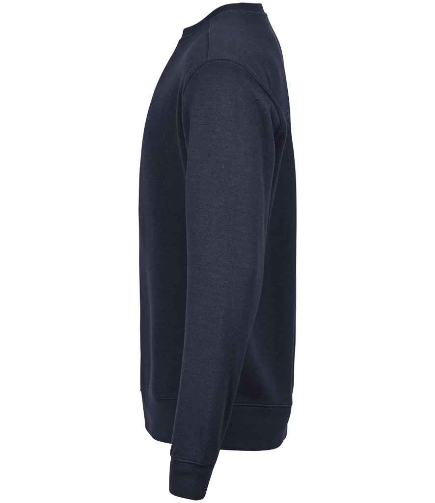 Tee Jays Ribbed Interlock Crew Neck Sweatshirt | Navy