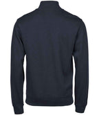 Tee Jays Ribbed Interlock Half Zip Sweatshirt | Navy