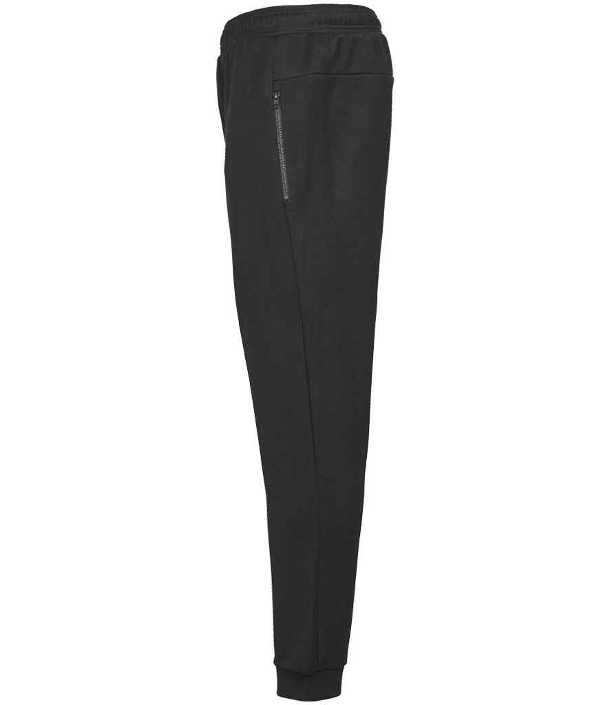 Tee Jays Ribbed Interlock Sweat Pants | Black