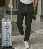 Tee Jays Ribbed Interlock Sweat Pants | Black