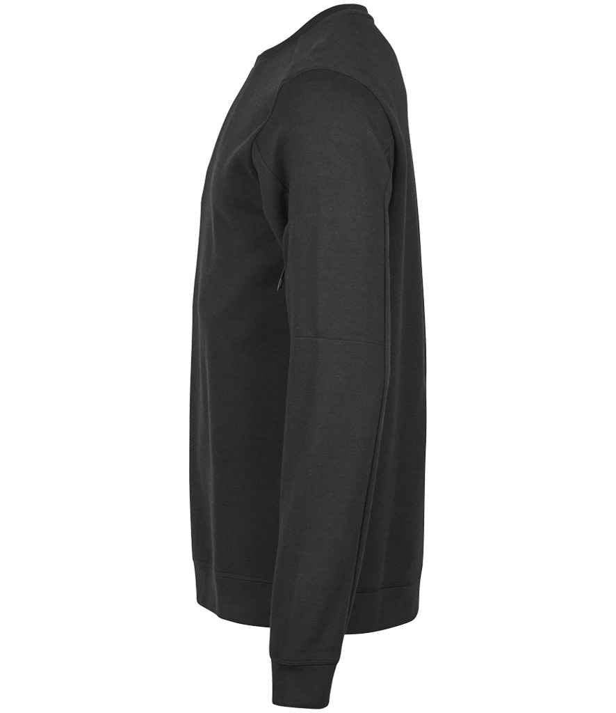 Tee Jays Athletic Crew Neck Sweatshirt | Black