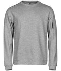 Tee Jays Athletic Crew Neck Sweatshirt | Heather Grey
