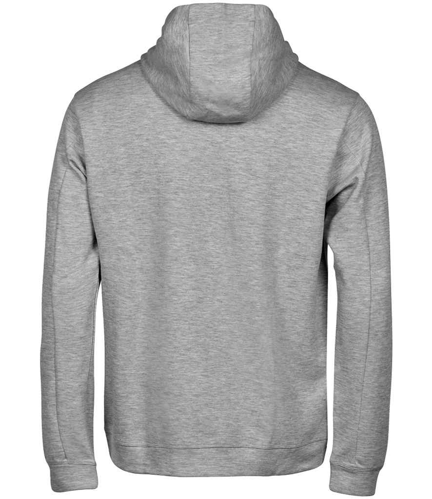 Tee Jays Athletic Hooded Sweatshirt | Heather Grey