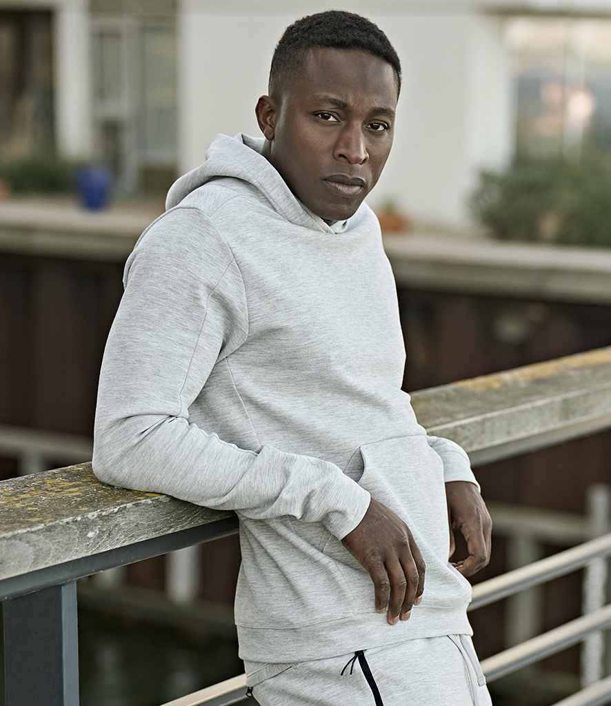 Tee Jays Athletic Hooded Sweatshirt | Heather Grey