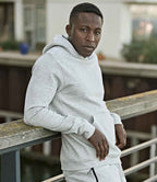 Tee Jays Athletic Hooded Sweatshirt | Heather Grey