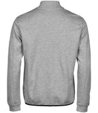 Tee Jays Athletic Full Zip Sweat Cardigan | Heather Grey