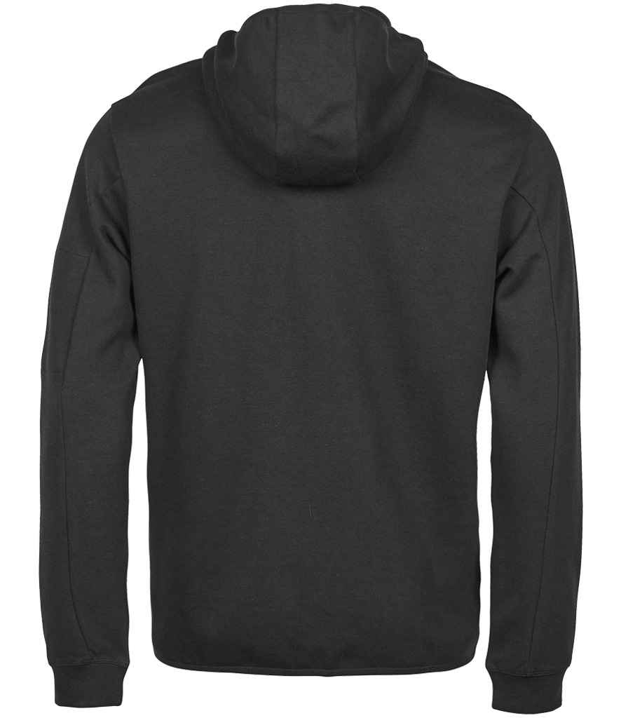 Tee Jays Athletic Hooded Full Zip Sweat Jacket | Black