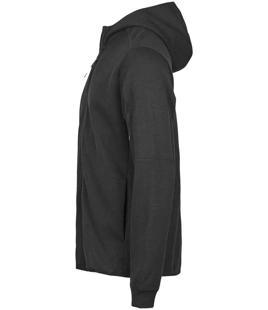 Tee Jays Athletic Hooded Full Zip Sweat Jacket | Black