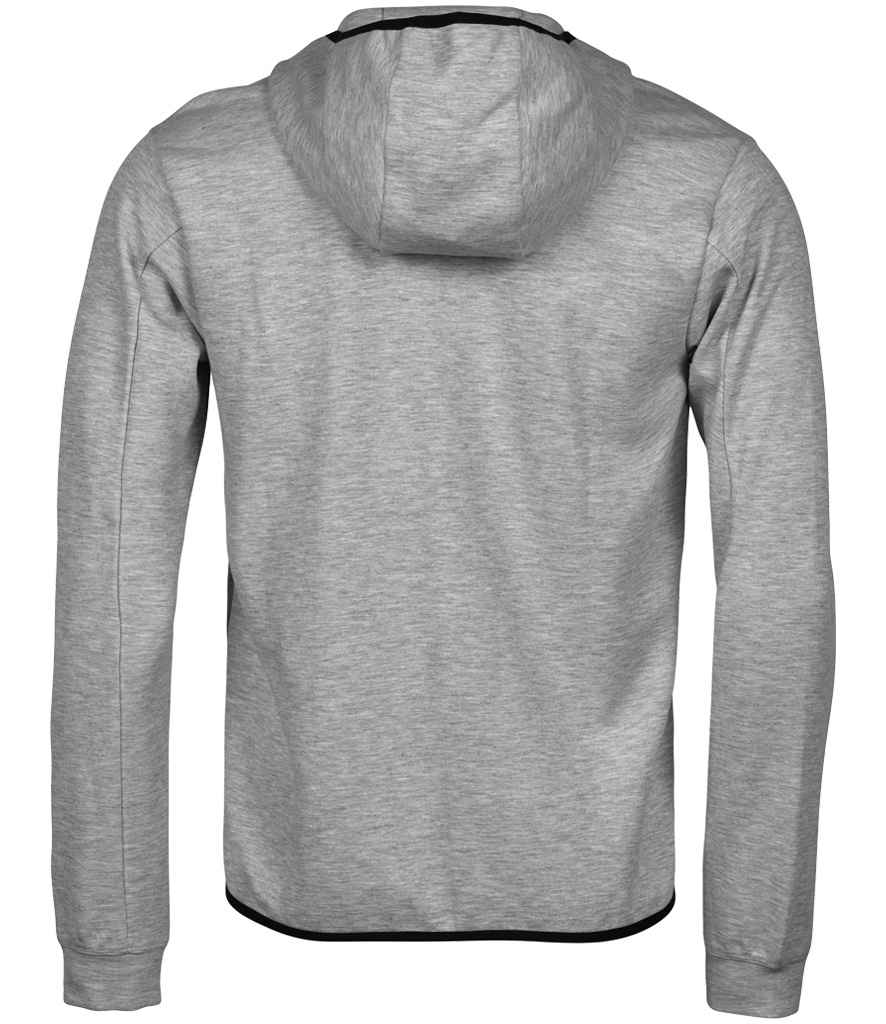 Tee Jays Athletic Hooded Full Zip Sweat Jacket | Heather Grey