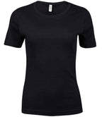 Tee Jays Ladies Interlock T-Shirt | Black