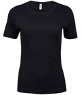 Tee Jays Ladies Interlock T-Shirt | Black