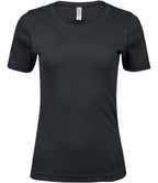 Tee Jays Ladies Interlock T-Shirt | Dark Grey