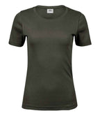 Tee Jays Ladies Interlock T-Shirt | Deep Green