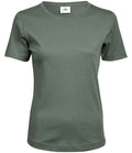 Tee Jays Ladies Interlock T-Shirt | Leaf Green