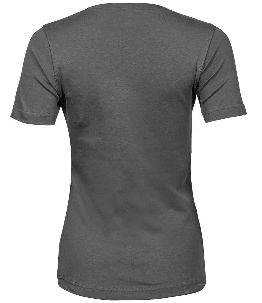Tee Jays Ladies Interlock T-Shirt | Powder Grey