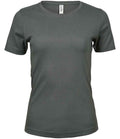 Tee Jays Ladies Interlock T-Shirt | Powder Grey