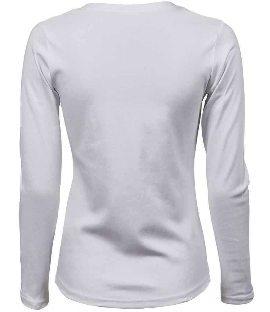 Tee Jays Ladies Long Sleeve Interlock T-Shirt | White