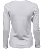 Tee Jays Ladies Long Sleeve Interlock T-Shirt | White