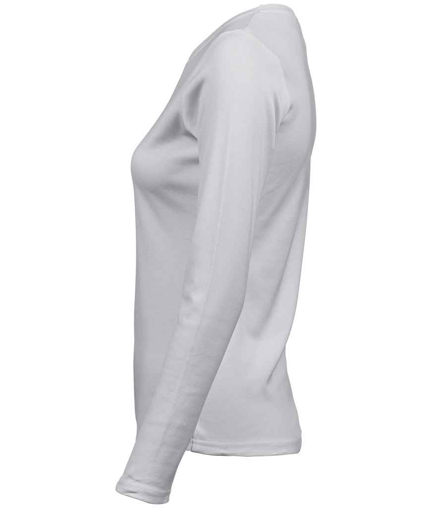 Tee Jays Ladies Long Sleeve Interlock T-Shirt | White