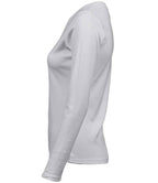 Tee Jays Ladies Long Sleeve Interlock T-Shirt | White