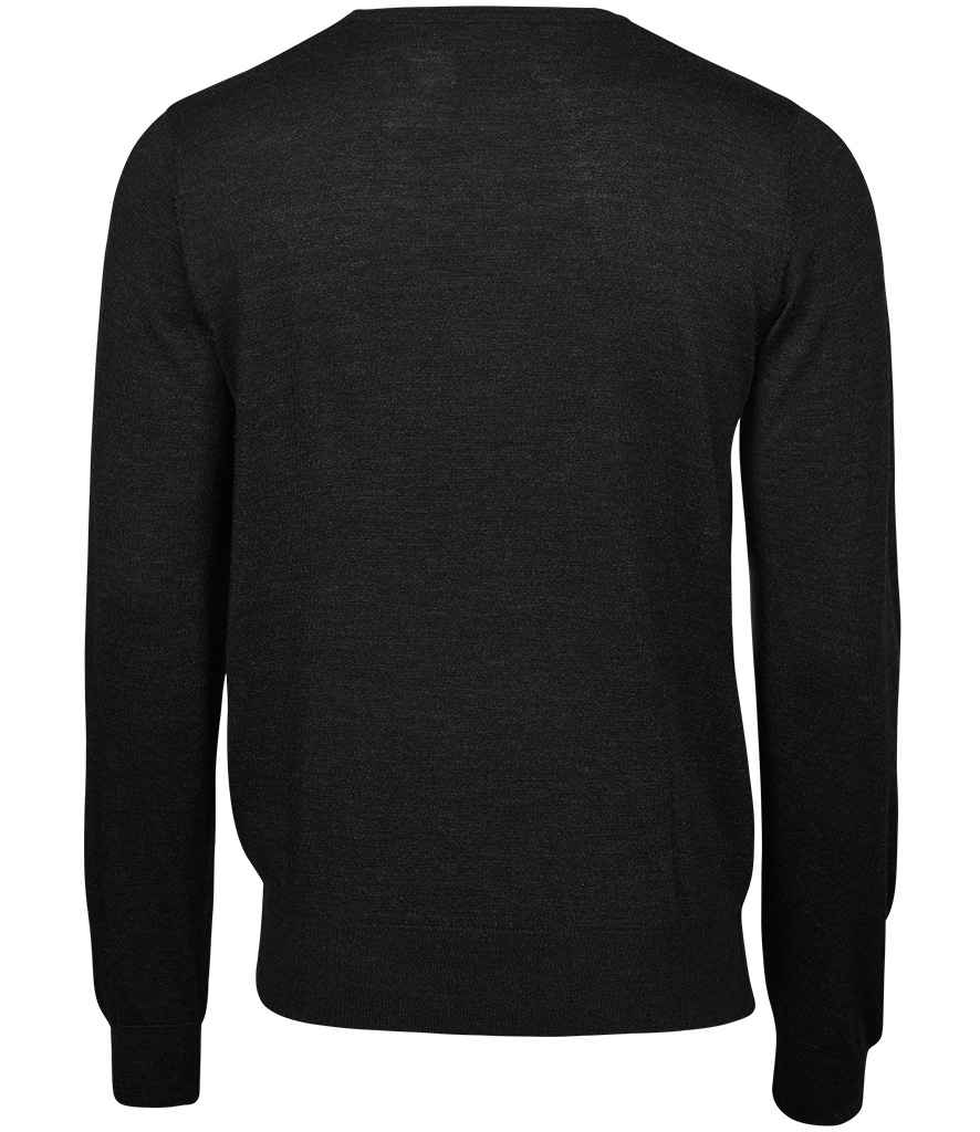 Tee Jays Merino Blend Crew Neck Sweater | Black