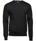 Tee Jays Merino Blend Crew Neck Sweater | Black