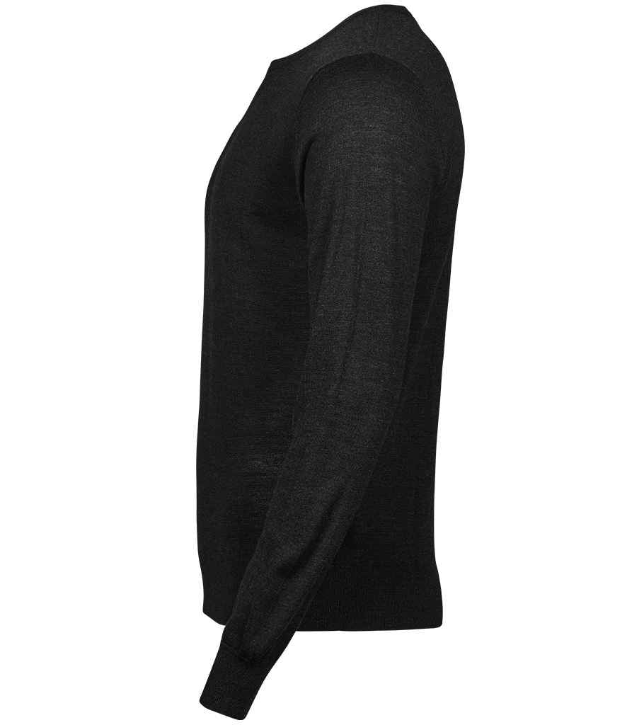 Tee Jays Merino Blend Crew Neck Sweater | Black
