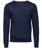 Tee Jays Merino Blend Crew Neck Sweater | Navy