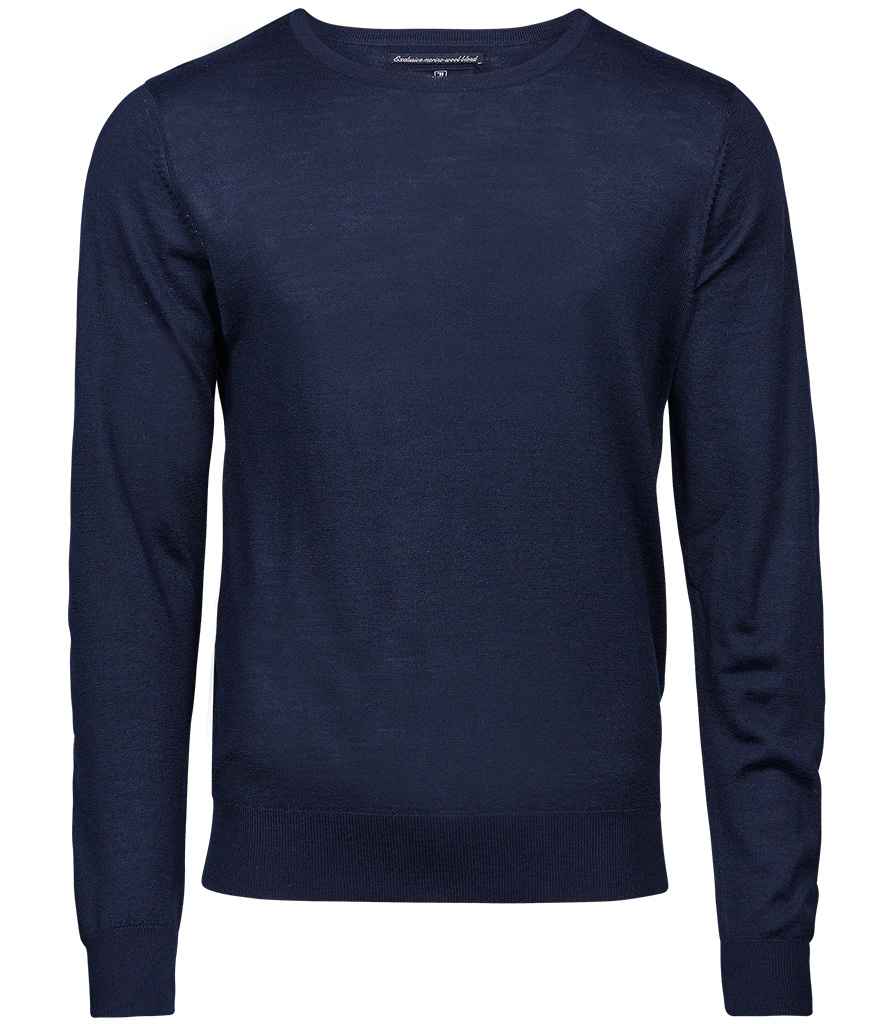 Tee Jays Merino Blend Crew Neck Sweater | Navy