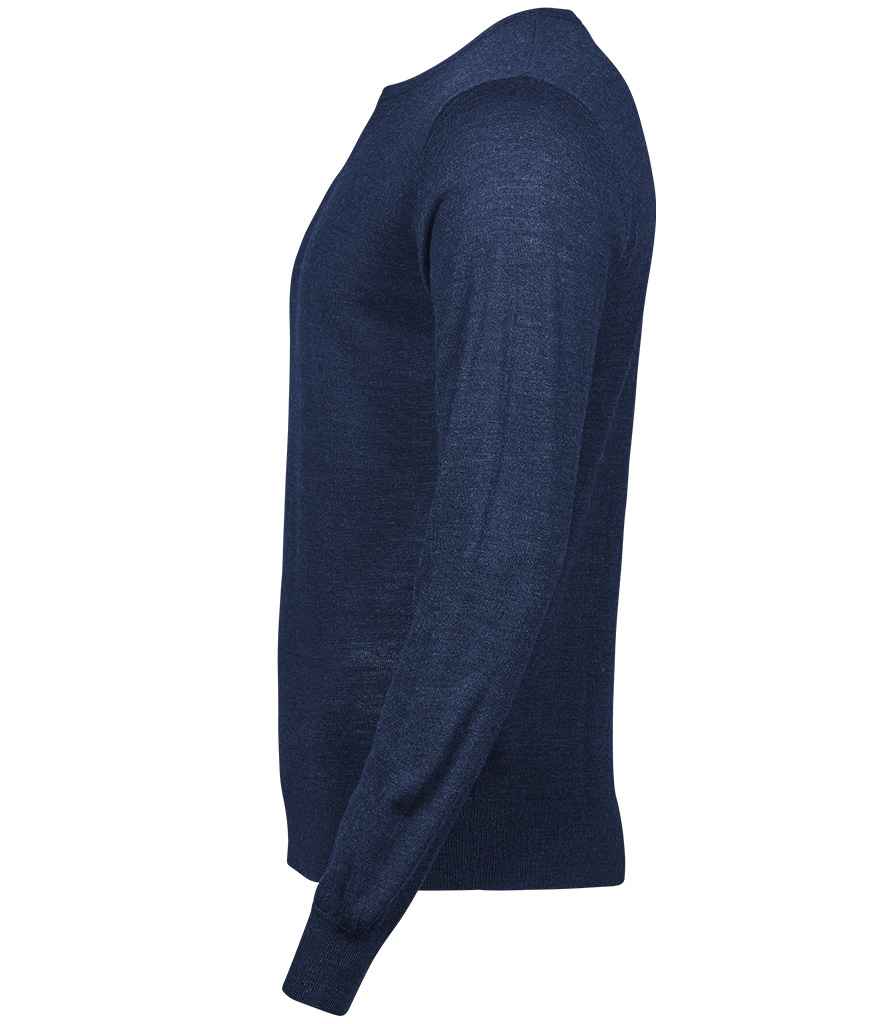 Tee Jays Merino Blend Crew Neck Sweater | Navy