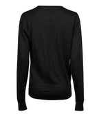 Tee Jays Ladies Crew Neck Sweater | Black