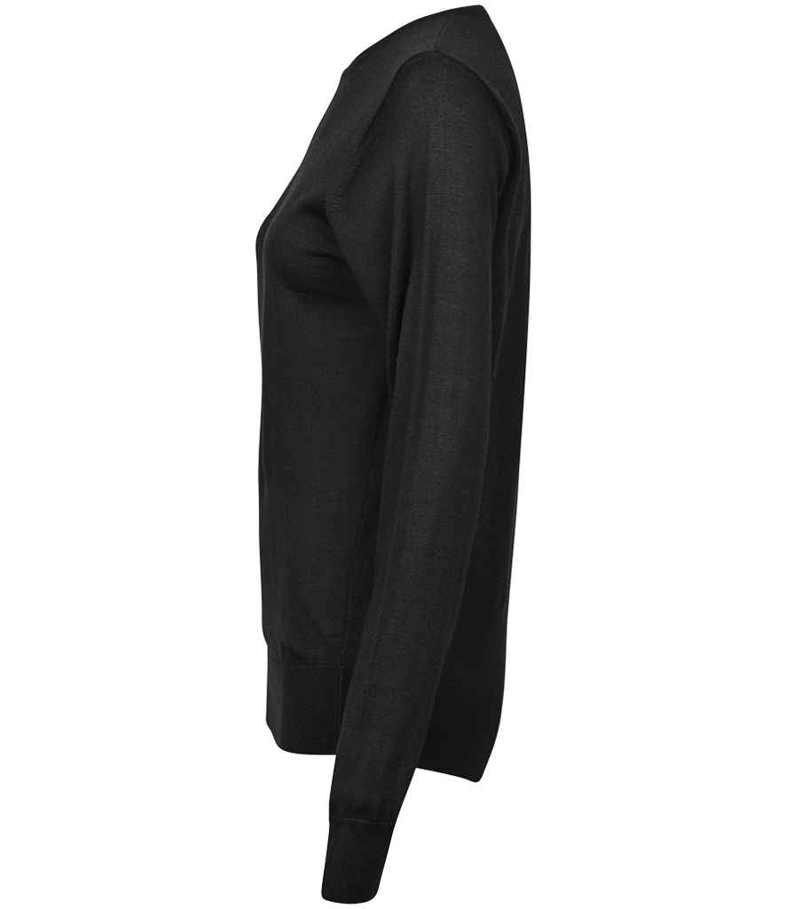 Tee Jays Ladies Crew Neck Sweater | Black