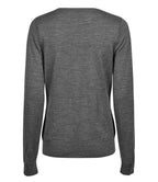 Tee Jays Ladies Crew Neck Sweater | Grey Melange