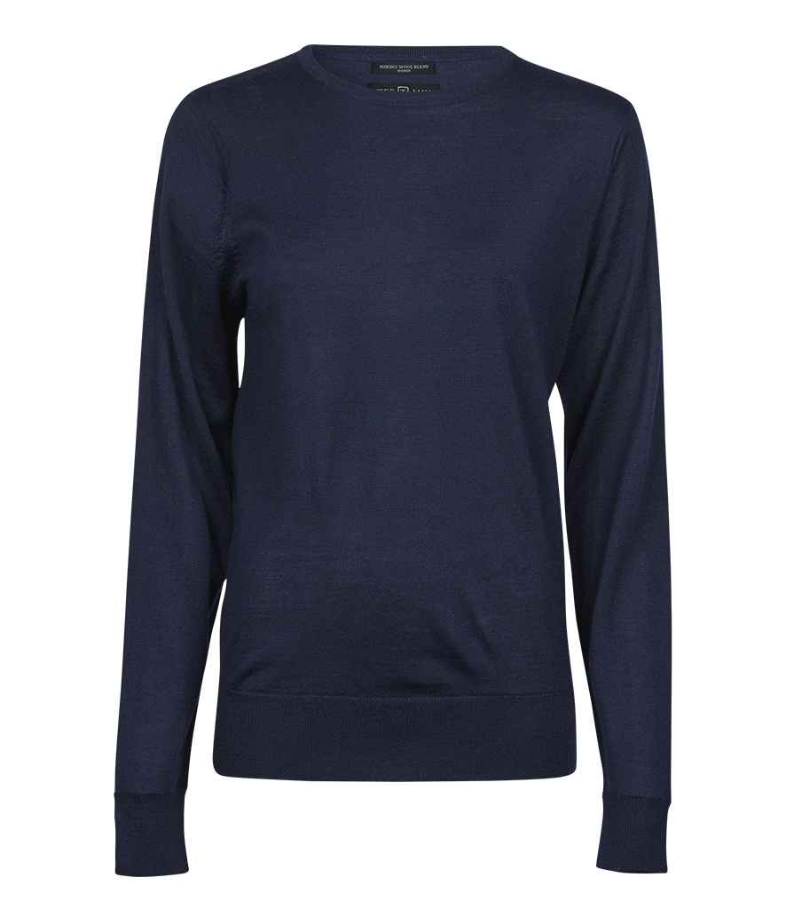 Tee Jays Ladies Crew Neck Sweater | Navy