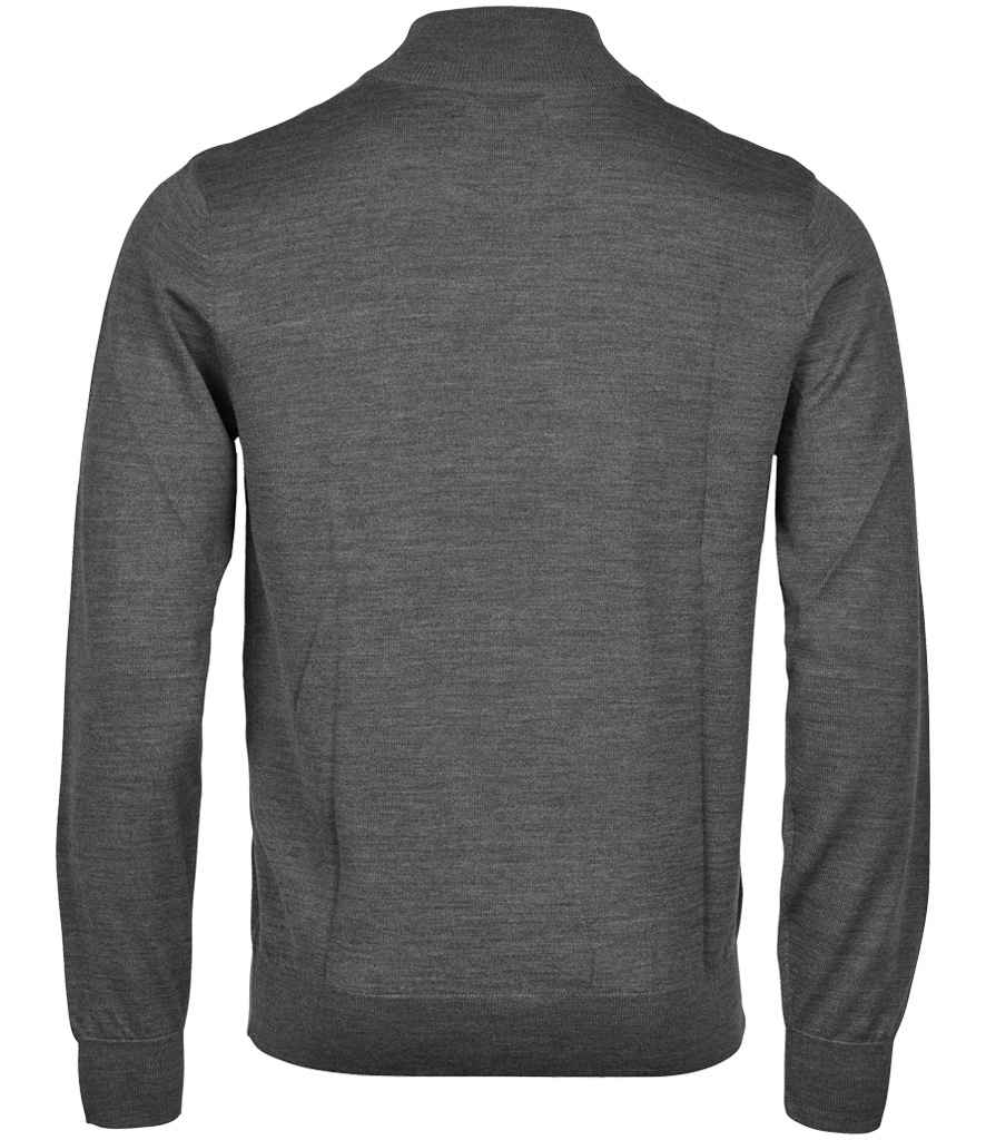 Tee Jays Half Zip Sweater | Grey Melange