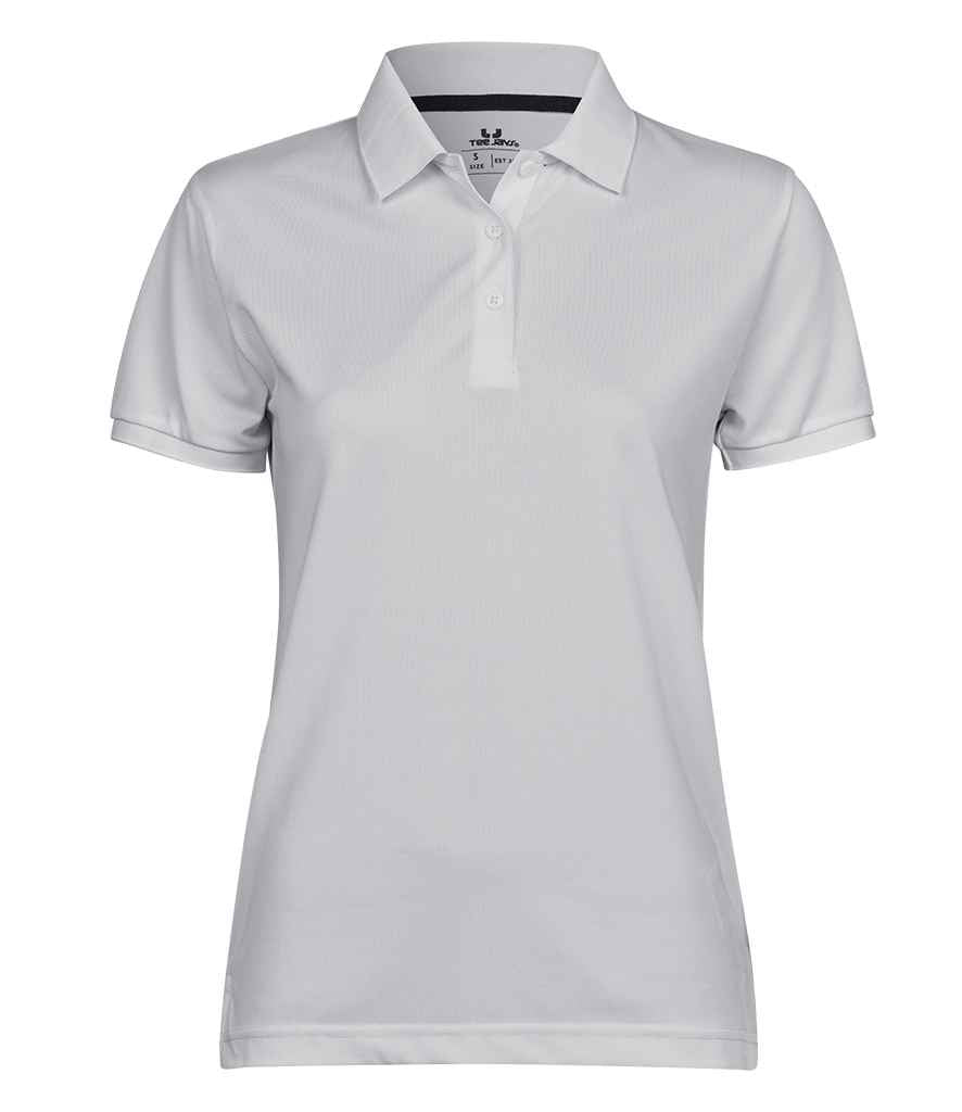 Tee Jays Ladies Club Polo Shirt | White